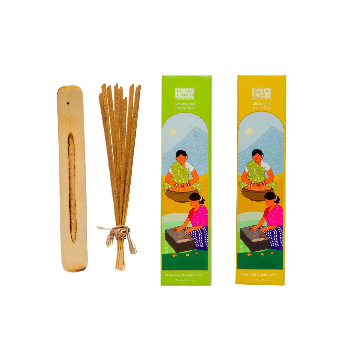 citronella lemongrass incense sticks combo