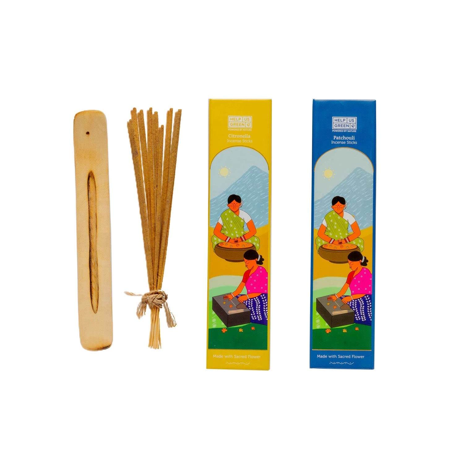 citronella patchouli incense sticks combo