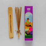 Handmade Natural Lavender Incense Sticks (40 Sticks, Pack of 1)